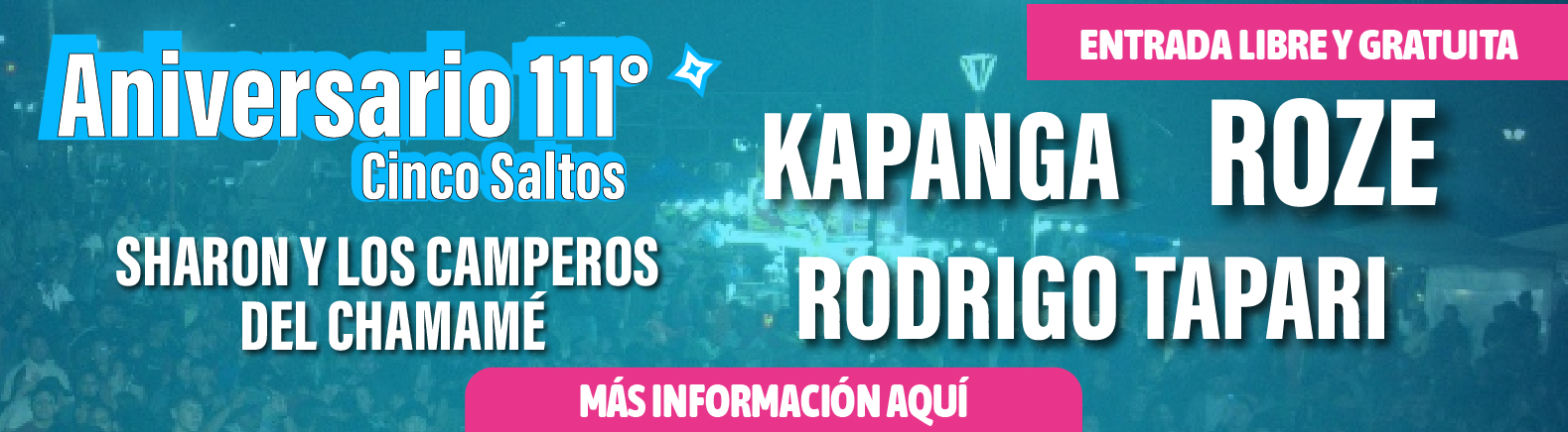 111° Aniversario de la Ciudad de Cinco Saltos