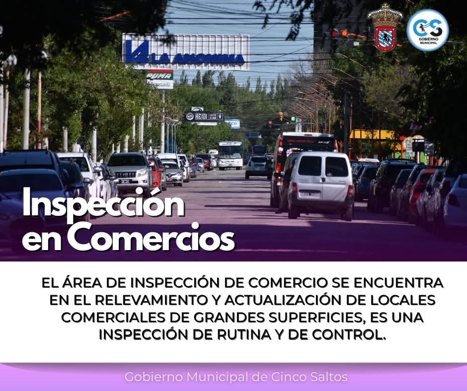 🛒 Inspección y relevamiento en comercios de la ciudad ✅