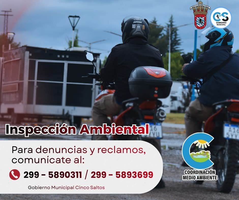🛵🌱 Inspección Ambiental: Vías de contacto y reclamos ♻️