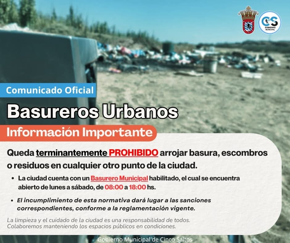 🚫 Basureros Urbanos: Información Importante 🗑️