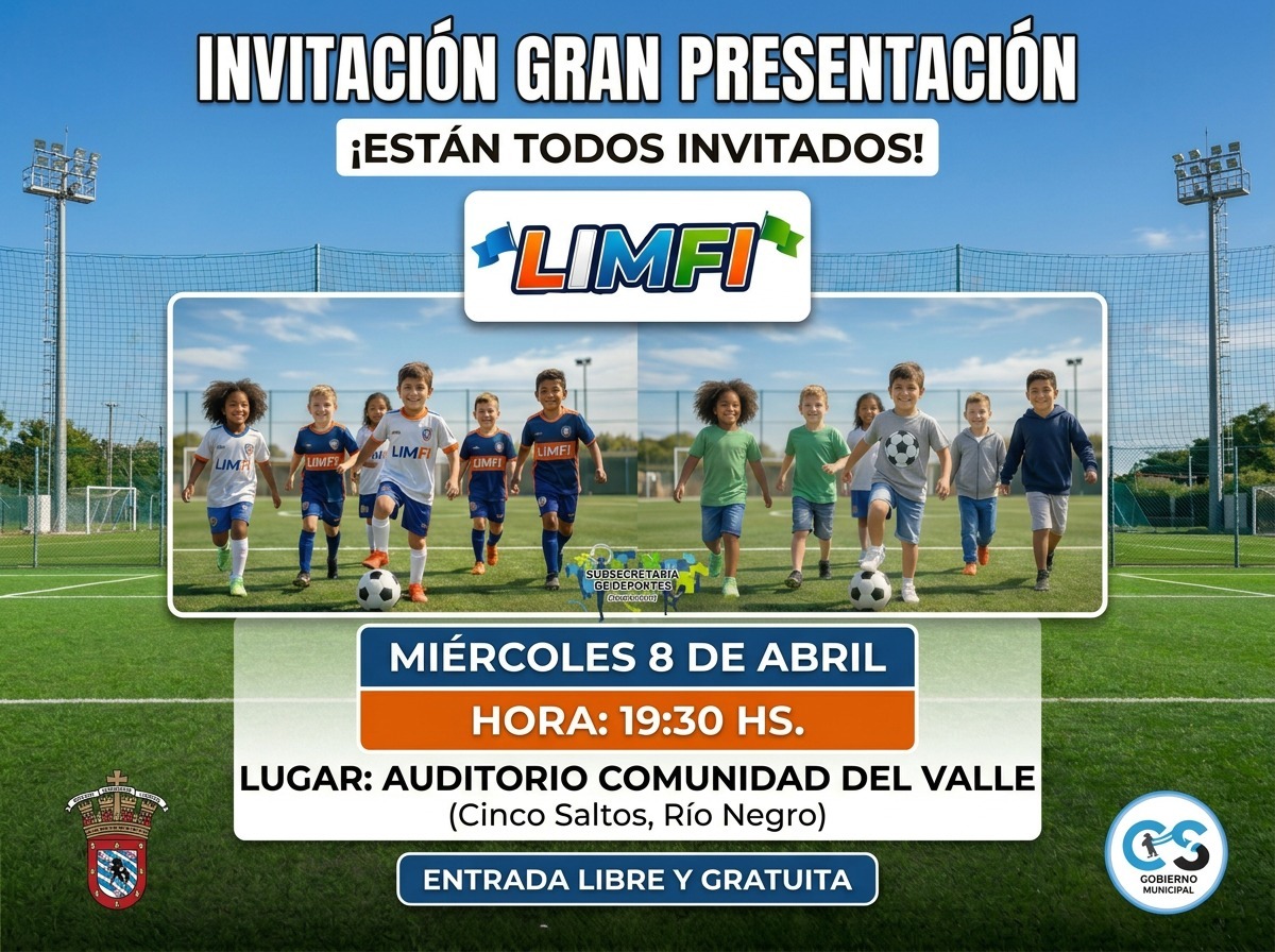 HOY: Gran presentación de la Liga Infantil LIMF