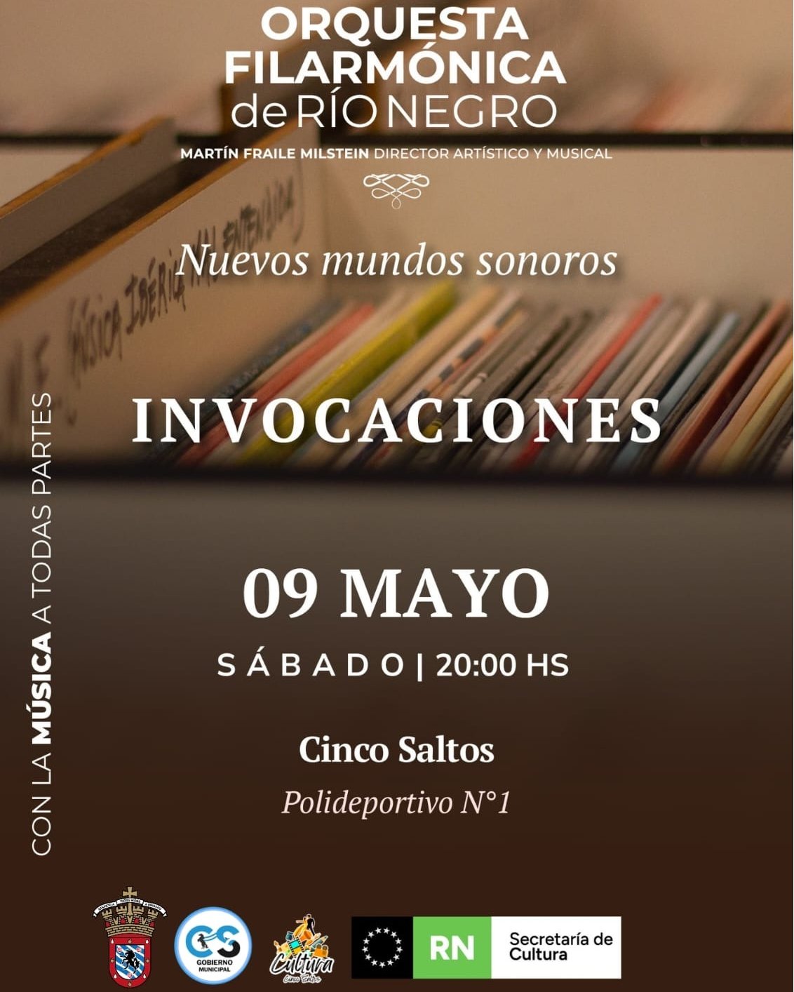 La Orquesta Filarmónica de Río Negro se presenta en Cinco Saltos