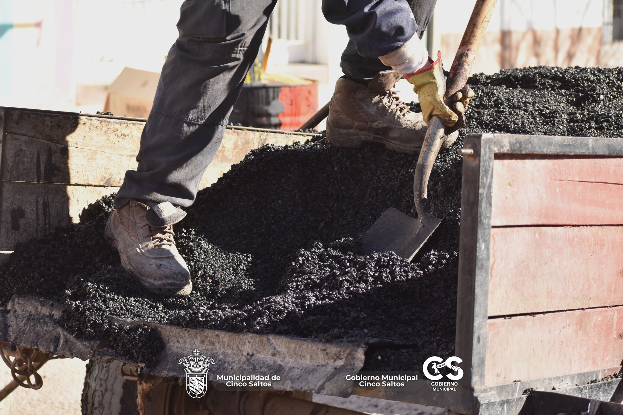 layers of blue.