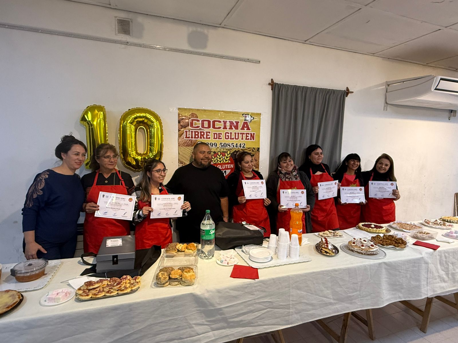Concluyó con éxito la décima edición del curso de elaboración de alimentos Sin TACC